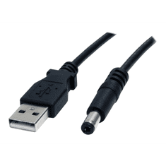 Startech StarTech.com 3 ft USB to Type M Barrel 5V DC Power Cable - Power cable - USB (power only) (M) to DC jack 5.5 mm (M) - 3 ft - molded - black - USB2TYPEM - power cable - 91 cm (USB2TYPEM)