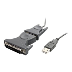 Startech StarTech.com USB to Serial Adapter - 3 ft / 1m - with DB9 to DB25 Pin Adapter - Prolific PL-2303 - USB to RS232 Adapter Cable (ICUSB232DB25) - serial adapter - USB 2.0 (ICUSB232DB25)