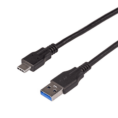 Akyga kábel USB Összekötő TypeC 3.1, 1m, Male/Male (AK-USB-15)