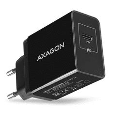 AXAGON ACU-PD22 USB-C PD hálózati töltő fekete (ACU-PD22)