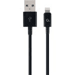 Gembird 8-pin charging and data cable, 1 m, fekete (CC-USB2P-AMLM-1M) (CC-USB2P-AMLM-1M)