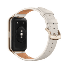 Huawei Watch Fit 2 Classic Edition okosóra holdfehér óratokkal és holdfehér bőrszíjjal (55029106) (huawei55029106)
