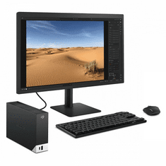 Seagate One Touch Desktop w HUB 6Tb HDD Black külső merevlemez Fekete (STLC6000400)