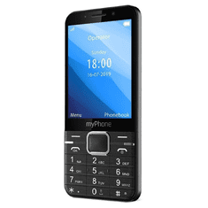 myPhone Up Dual-Sim mobiltelefon fekete (5902983609346)