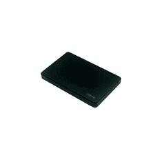 Külső Ház 2,5", USB2.0, SATA, 9.5mm magas HDD kompatibilitás, Fekete (APPHDD200B) (APPHDD200B)