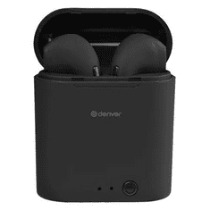 Denver TWE-46 BLACK True Wireless fülhallgató headset - Fekete (TWE-46BLACK)
