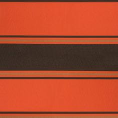 Vidaxl narancssárga-barna automata behúzható napellenző 3,5 x 2,5 m 3154492