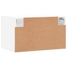 Vidaxl fehér szerelt fa faliszekrény 60 x 36,5 x 35 cm 830004