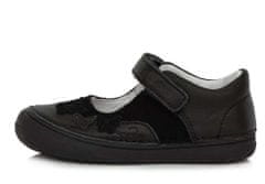 D-D-step fekete csinos bőr cipő 33