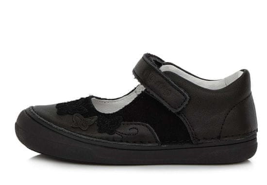D-D-step  fekete csinos bőr cipő