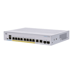 Cisco 8 portos menedzselhető PoE+ switch (CBS250-8PP-E-2G-EU) (CBS250-8PP-E-2G-EU)