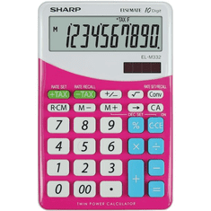 Sharp EL-M332 számológép rózsaszín (EL-M332_PI)