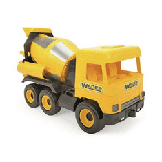 Wader Middle Truck Betonkeverő autó 43cm sárga (32124) (wa32124)