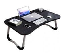 Pronett XJ4707 Laptop asztal 28 x 60 x 40 cm fekete