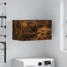Greatstore füstös tölgyszínű szerelt fa faliszekrény 60 x 36,5 x 35 cm
