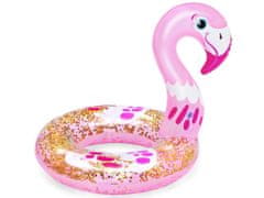 RAMIZ Bestway arany csillámos flamingó formájú úszógumi - 61 cm