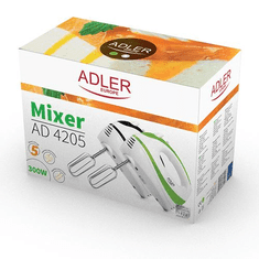 Adler kézi mixer fehér-zöld (AD 4205G) (AD 4205G)