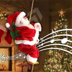 Mormark Mikulás karácsonyi dekoráció Ereszkedő mikulás + Mászó mikulás | SWINGCLIMB