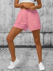 Ozonee Női vászon rövidnadrág Poluehn púder rózsaszín XL