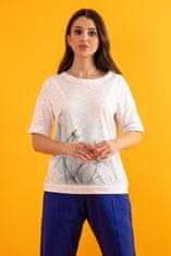 Fobya Nyomtatott női póló Hounthafe fehér L/XL