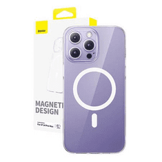 BASEUS iPhone 14 Pro Max mágneses tok átlátszó (P60157201203-03) (P60157201203-03)