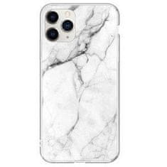 WOZINSKY Wozinsky Marble szilikon tok Apple iPhone 13 Pro Max telefonhoz KP10052 fehér