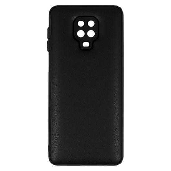 IZMAEL 3D Bőr védőtok Xiaomi Redmi Note 9s / Note 9 Pro telefonra KP25462 fekete