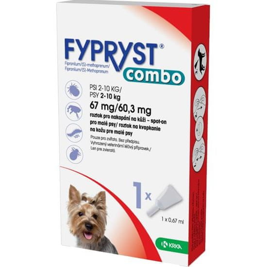 Fypryst combo spot-on 67/60,3mg kutya kis 1 pip