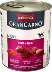 Animonda Gran Carno marhahús konzerv + szív - 800 g