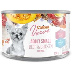 Calibra Dog Verve konz. GF Adult Small Marhahús és csirke 200 g