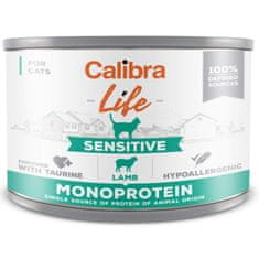 Calibra Cat Life Cons. Érzékeny bárány 200g
