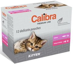 Calibra Cat pocket Premium Kitten multipack 12x100g