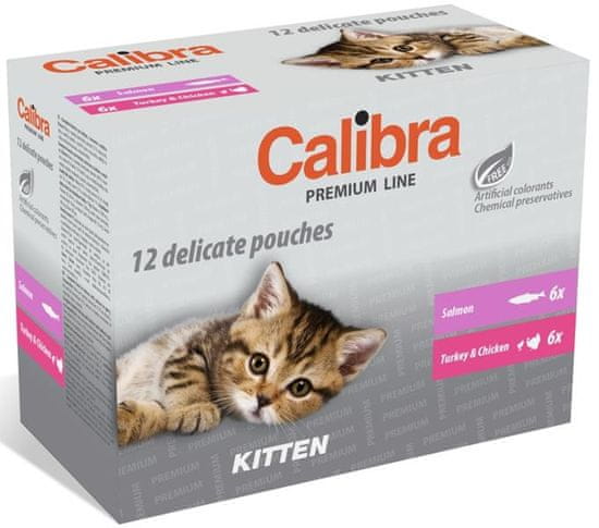 Calibra Cat pocket Premium Kitten multipack 12x100g