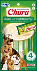 Inaba Churu kutyasnack csirke és zöldség 4x14 g