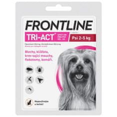 Frontline TRI-ACT spot-on kutya XS a.u.v. sol 1 x 0,5ml, 2-5kg