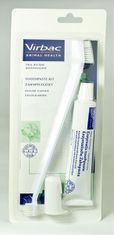 Virbac CET baromfi fogkrém - készlet 70g + 2 fogkefe