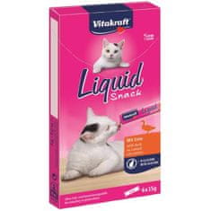 Vitakraft snack macska Liguid kacsa + ß-glükán 6 x 15 g