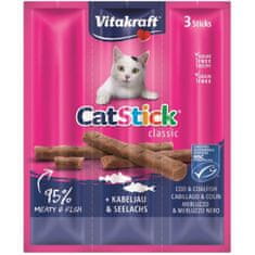 Vitakraft Stick mini macska - tőkehal 18 g, 3 db