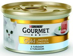 Purina Gourmet Gold konz. macskapástétom tonhal 85g