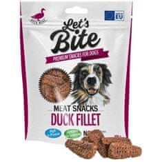 Brit DOG Let's Bite Meat Snacks kacsa filé 300 g