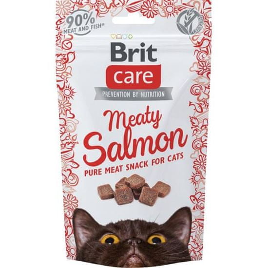 Brit Care Cat Snack Húsos lazac 50 g