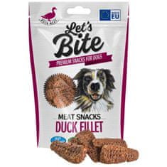 Brit DOG Let's Bite Meat Snacks kacsa filé 80 g