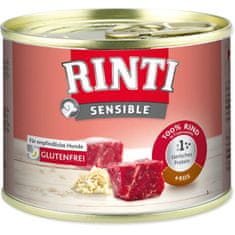 RINTI Sensible marhahús + rizs konzerv - 185 g