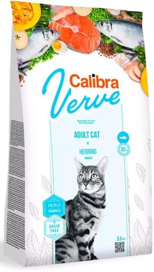 Calibra Cat Verve Grain Free Adult Hering 3,5 kg