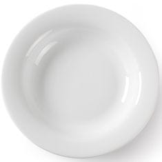 shumee Mélyleves tányér OPTIMA fehér porcelán átm. 220mm-es készlet 12db - Hendi 770863