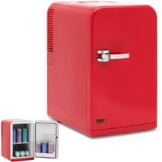 shumee Mini szoba autós hűtőszekrény fűtés funkcióval 12 / 240 V 15 l - piros