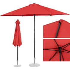 shumee Kerti esernyő kerek átm. 270 cm piros