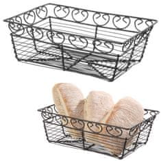 shumee Téglalap alakú dekoratív drótkosár kenyér tálalásához - Hendi 425855