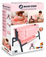 Smoby Maxi Cosi világos rózsaszín kiságy játékbabáknak