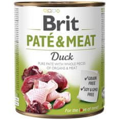 Brit Paté & Meat Cons. Kacsa 800 g